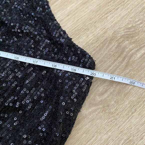 NWT City Chic Womens Savanna Sequin Jumpsuit One Shoulder Black Plus Size L/20 - Picture 13 of 16